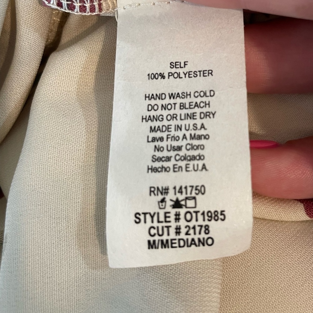 Orange Creek Medium Floral Blouse - Picture 6 of 7